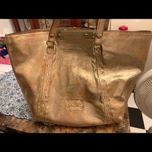 Patricia Nash Champagne Foil Tote